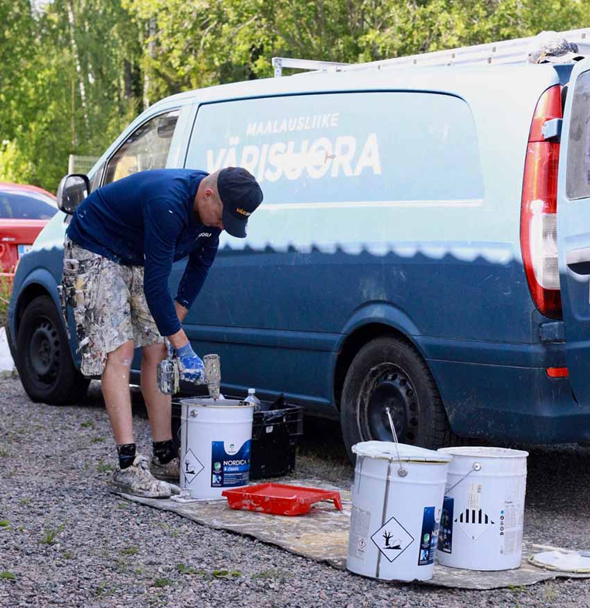 Maalari Uusimaa - Maalausliike Värisuora